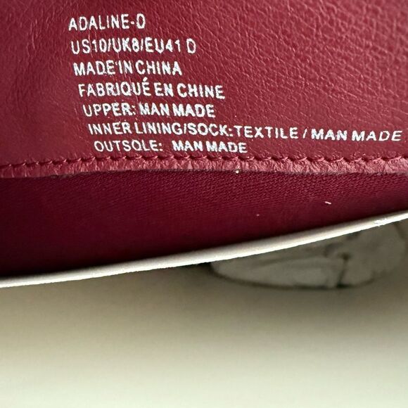 Shoe Dazzle Heeled Boots Adaline-D Tibetan Red Knee Boots Women’s Size 10 Wide - Picture 8 of 11